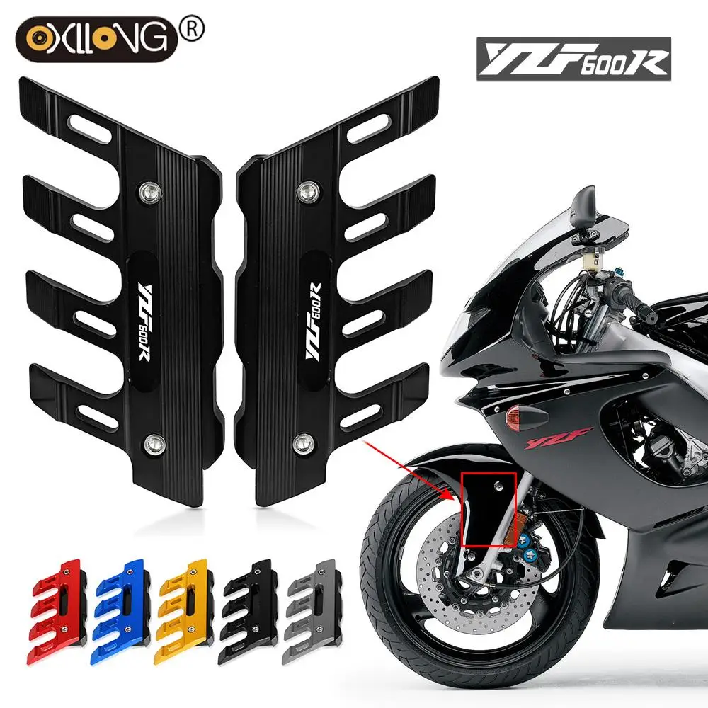 

Motorcycle Front Fender Side Protection Guard Mudguard Sliders For YAMAHA YZF600R YZF-600R 1997-2008 2007 2006 2005 Accessories