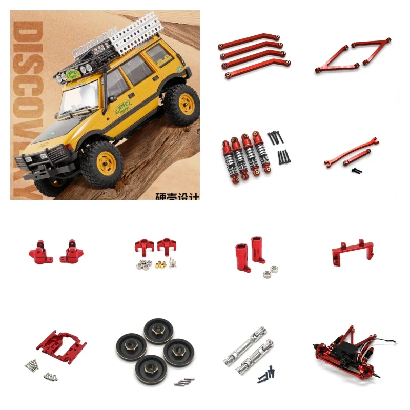 Metal FMS FCX24m D110 First Generation Discovery 1/24 RC Accessory Shock Absorber Pull Rod Steering Cup Transmission Shaft Part