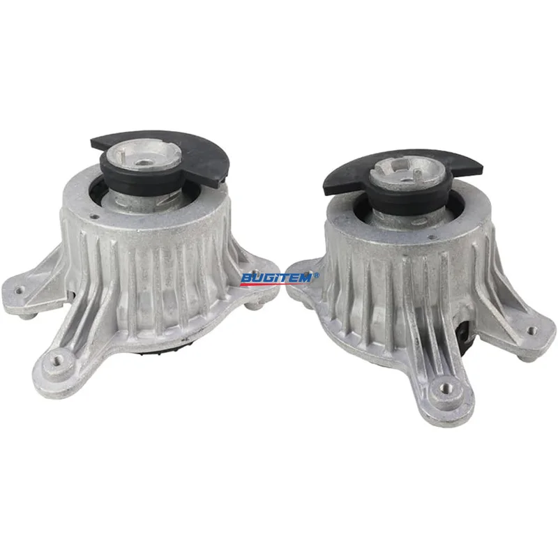 2PCS Left & Right Engine Mounts 2052400300 2052406317 2052400200 2052406217 For 2015-2021 Mercedes Benz W205 C180 C200 C300 E300