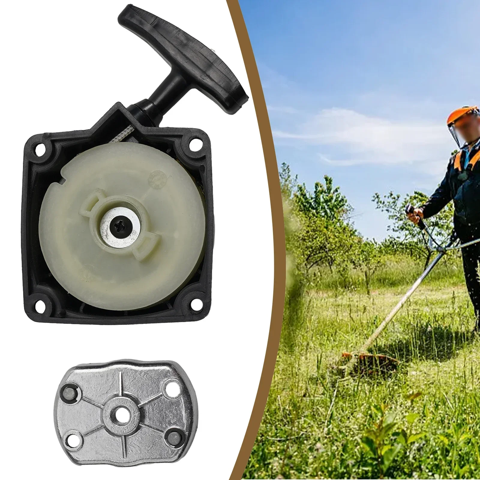 1 Set Universal Easy Pull Recoil Starter Kit Fit Rasentrimmer Rasenmäher Freischneider Motor Reparatur Teil Garten Power Werkzeug Teile