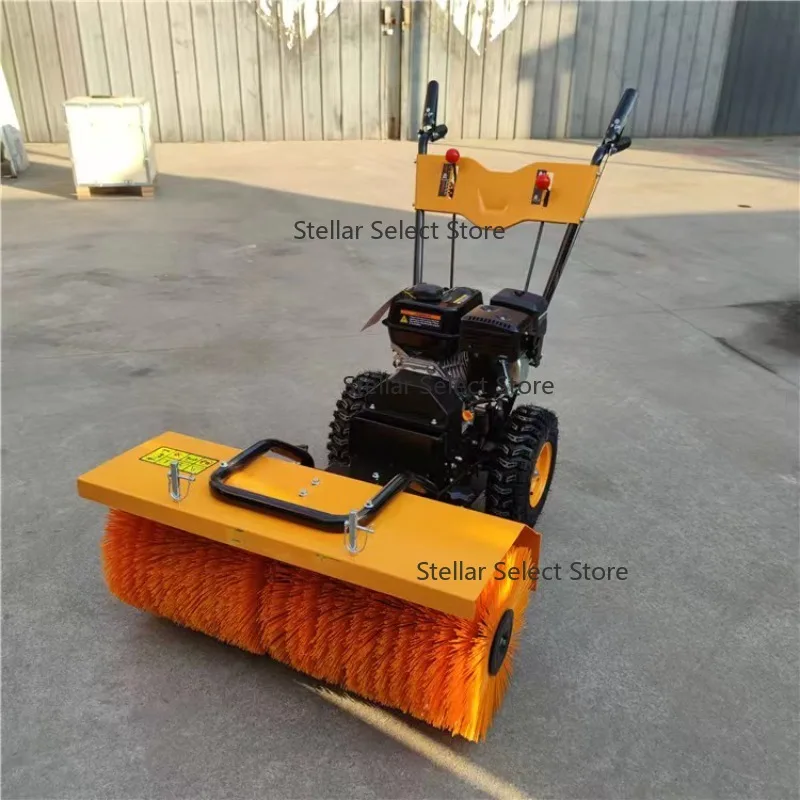 Premium Materials Brush-Type Snow Sweeping Tools 196cc Engine Snow Throwing Machine for Communities and Schools