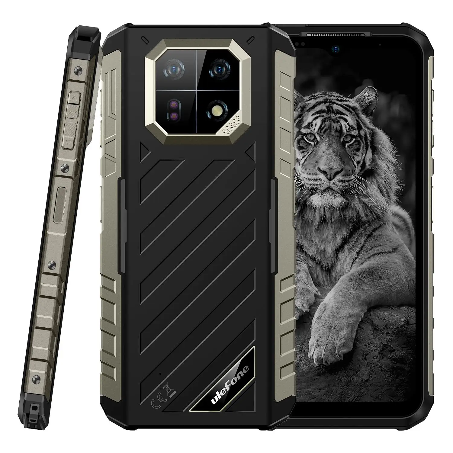 Ulefone Armor 22 Pro Rugged Phone 8GB+128GB / 256GB 6.58'' Android 16 Helio Helio G200 64MP Camera 6600mAh 33W 4G NFC Smartphone