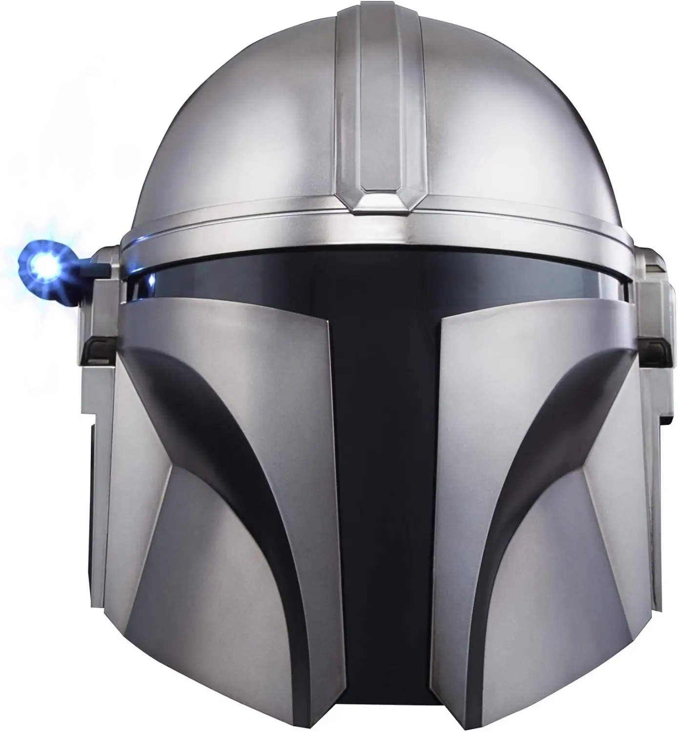 

Premium Electronic Roleplay Helmet Inspired by Sci-Fi Series, Adjustable Fit with Light Effects for Collectors