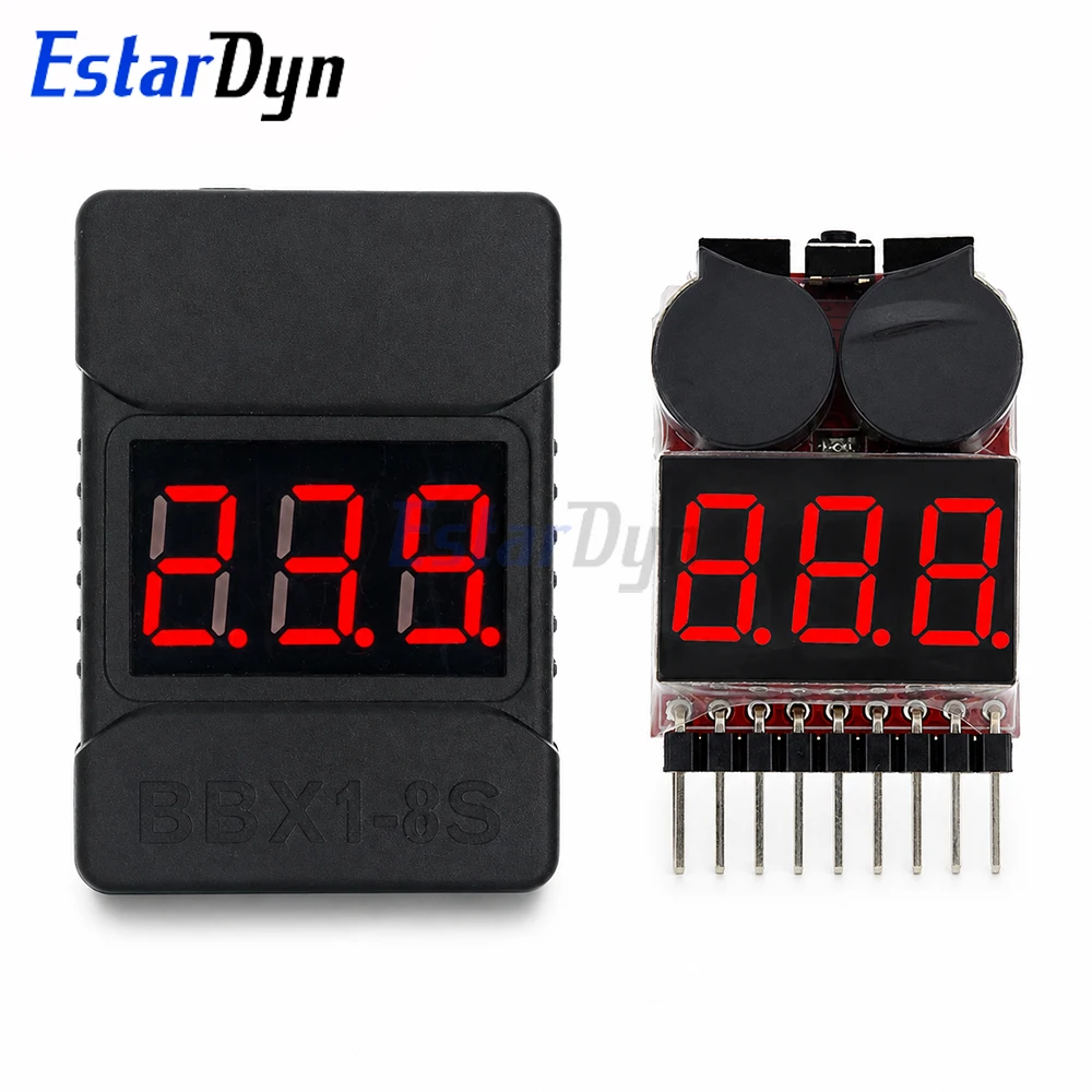 1-8S BBX1-8S 2IN1 Lipo Pil Vol - Drone Battery Voltage Checker incelemesi ve fiyatı