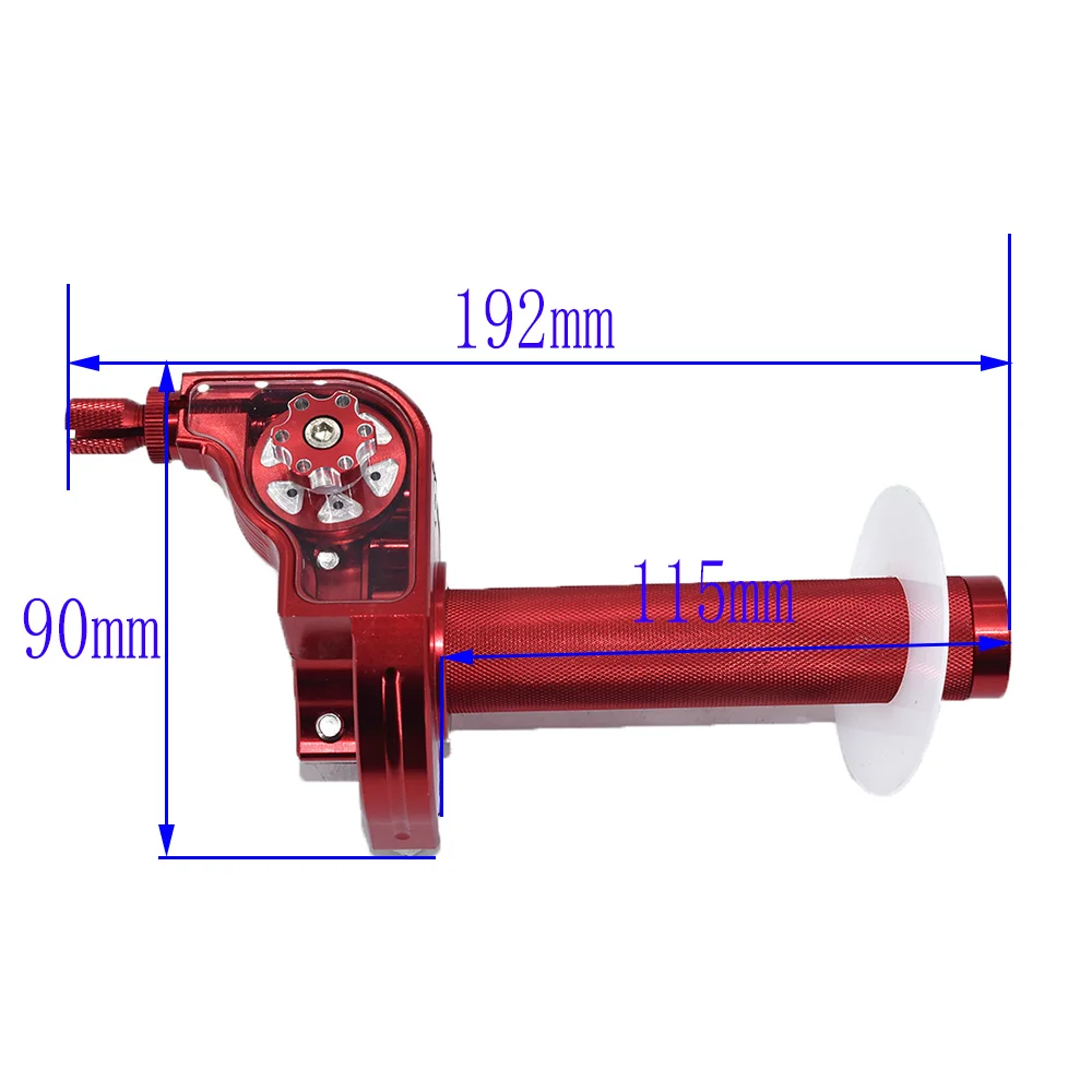 22mm Handlebar CNC Aluminum Throttle Grip Quick Twister Settle For CRF50 70 110 IRBIS 125 250 Dirt Pit Bike Motorcycle Motocross