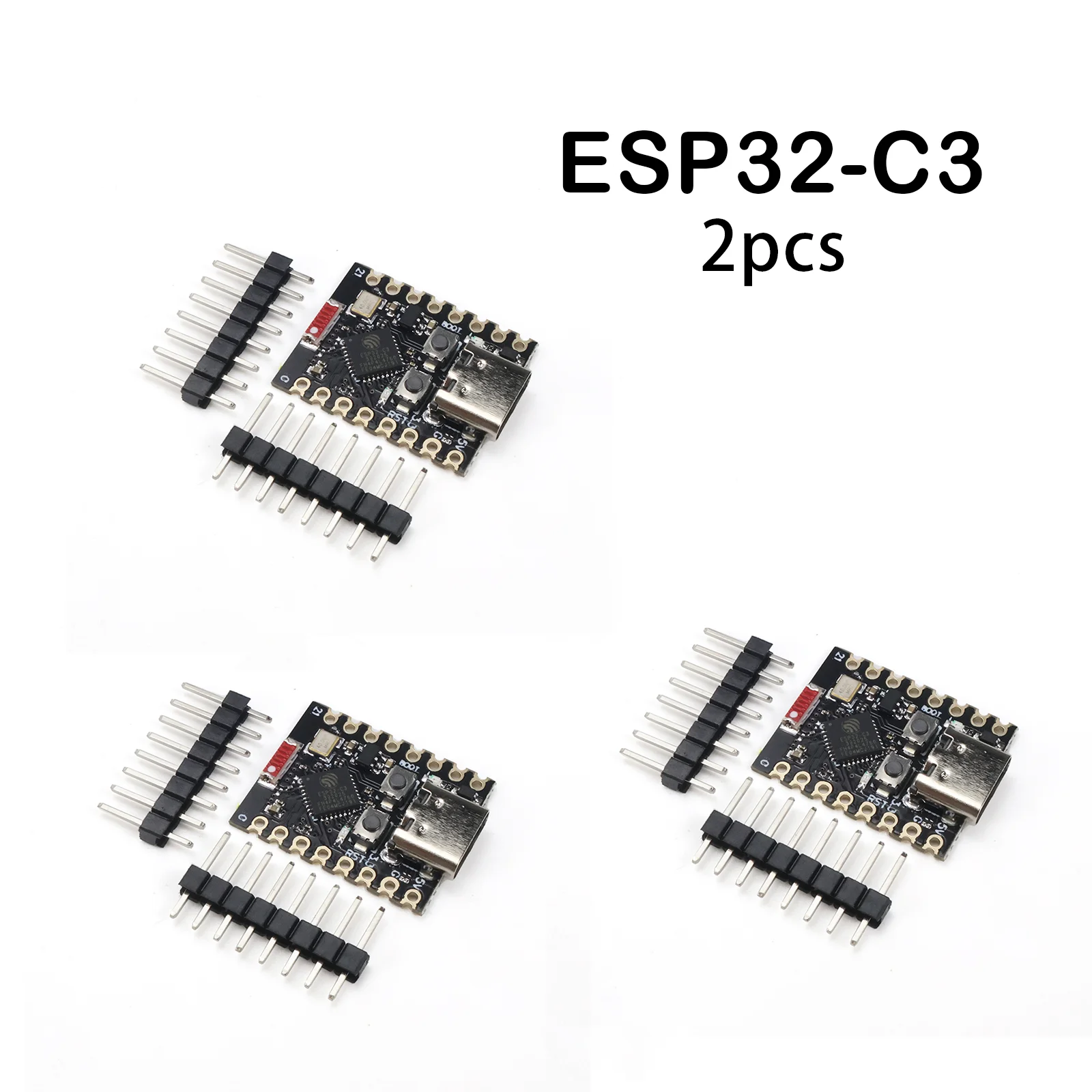 ESP32-C3 SuperMini Development Board 32-Bit Single-Core RISC-V Processor WiFi Bluetooth-compatible Type-C 16Pin for Arduino
