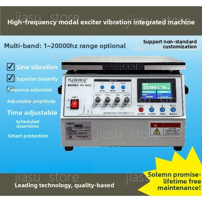 High Frequency Modal Exciter MP-3000Z, Mini Vibration Table for Sensor Calibration, Piezoelectric Acceleration Test Equipment
