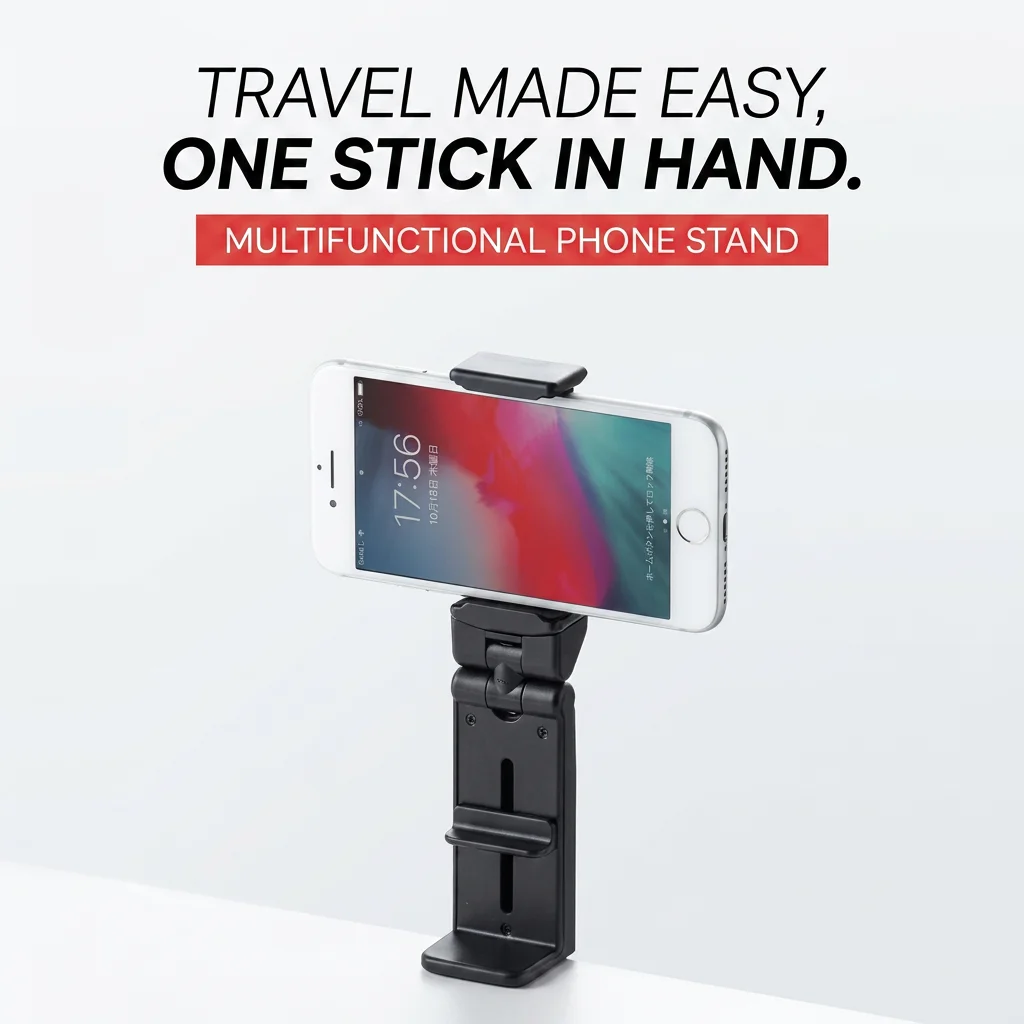 Portable Mobile Phone Holder Adjustable Adjustable Smartphone Stand 360 Degree Phone Holder Folding Universal Phone Mount