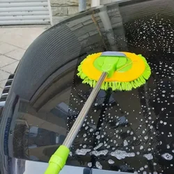 Car.wash mop, ręczna szczotka do czyszczenia samochodu z długim uchwytem, mop do wycierania, czysty samochód, podłoga i nie tylko! Środki czyszczące, narzędzia czyszczące,