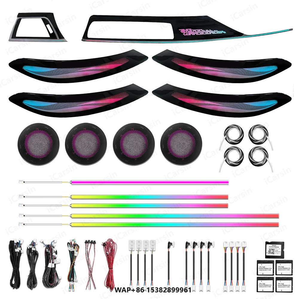 

F34 F36 Ambient Light for F30 3 Series 3GT 4 Series LED Light Upgrade Trim Kit Accessories Dashboard Trim