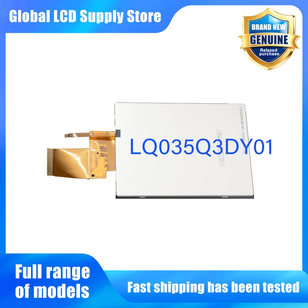 LQ035Q3DY01 New Original A-Grade 3.5 inch 240x320 LCD Display Screen for Industrial Equipment