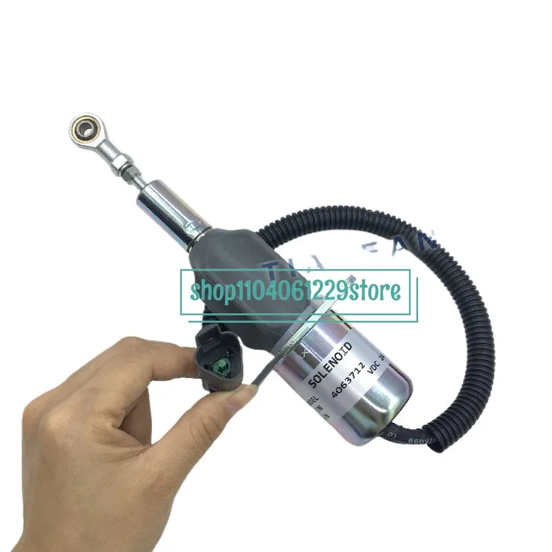 For Komatsu Flame Extinguisher Switch300 350 360 7 engine6d114 solenoid Valve R 305 Excavator Parts