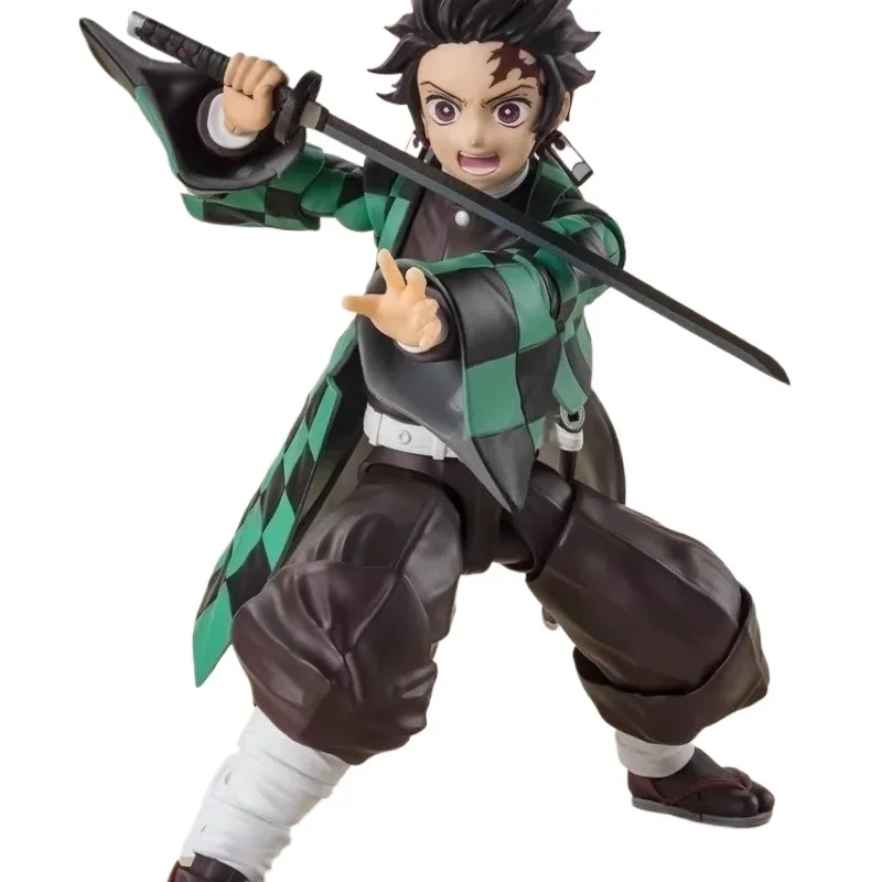 SHF SHFiguarts بانداي الأصلي شيطان القاتل كامادو تانجيرو كامادو Nezuko أنيمي عمل أرقام لعب للأطفال الهدايا