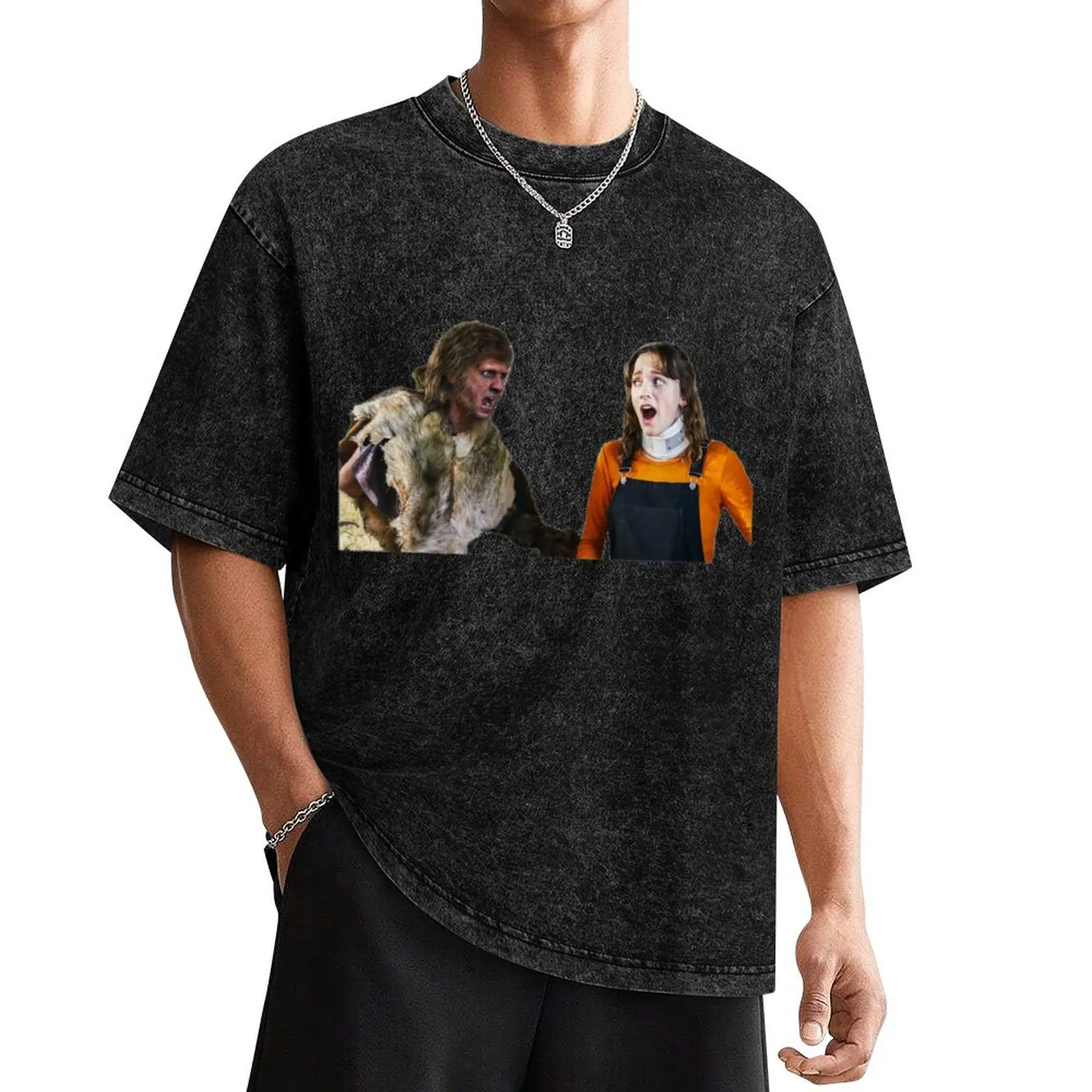 

Boo! alison and robin ghosts bbc T-Shirt funny costumes blue archive slim fit t shirts for men