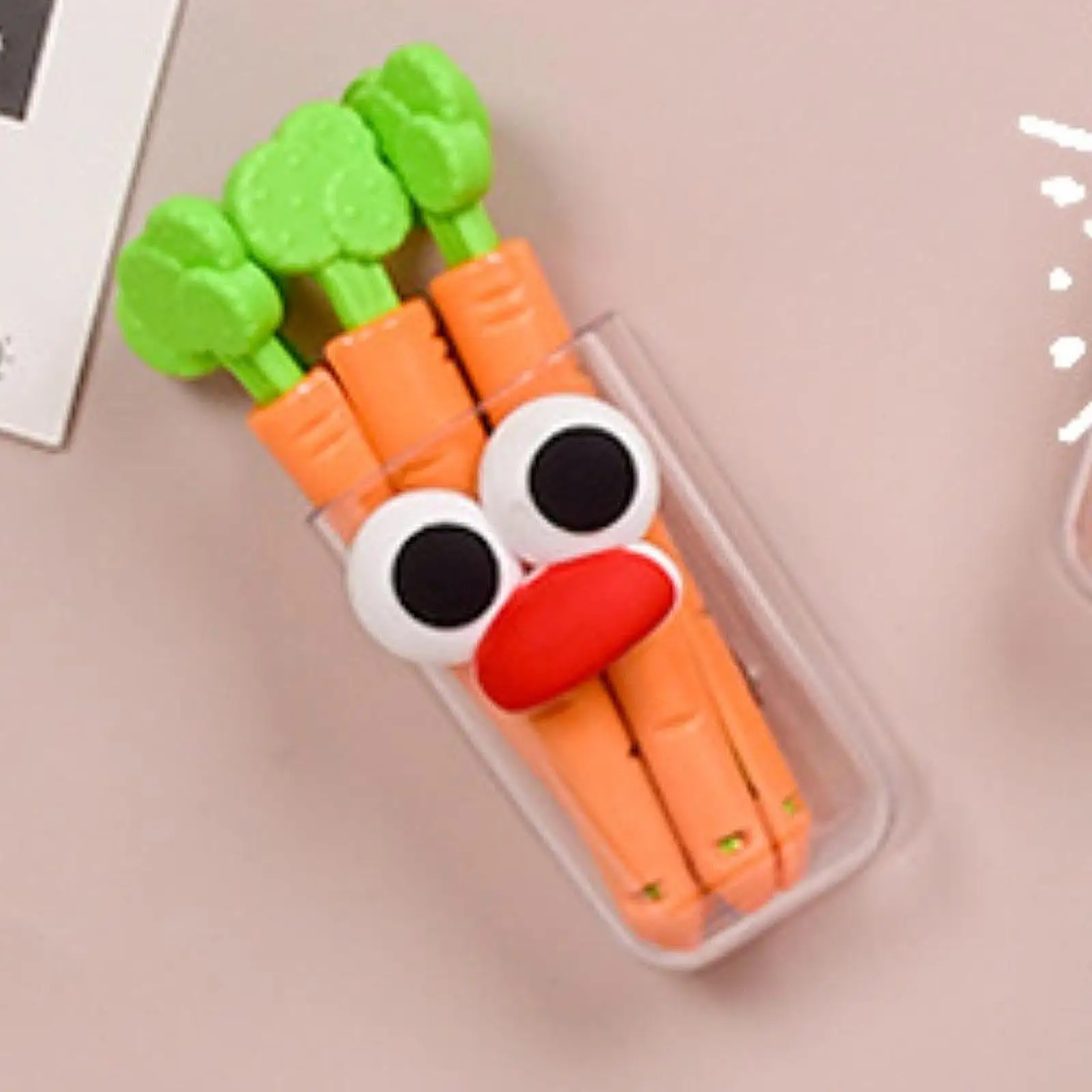 5 Pieces Food Sealing Clips Novelty Holder Keep Food Fresh Realistic Sealer Clamp for Office Refrigerator Home Bakery Household