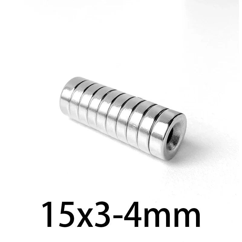 15x3-4mm Powerful Magnets Strong Disc Magnets For Fridge, DIY, Building, Scientific, Craft, Education 15*3-4  15x3-4