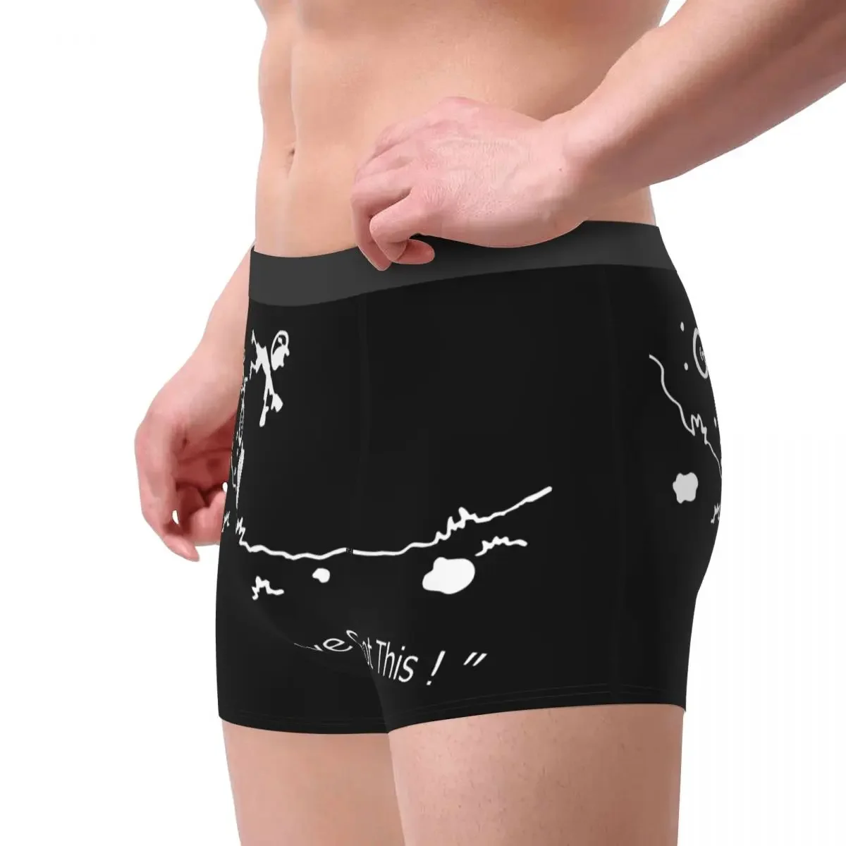 Men Boxer Shorts Panties Cycling Crash Mountain Bike I've Got This Cartoon MTB Soft Underwear Homme Humor Plus Size Underpants