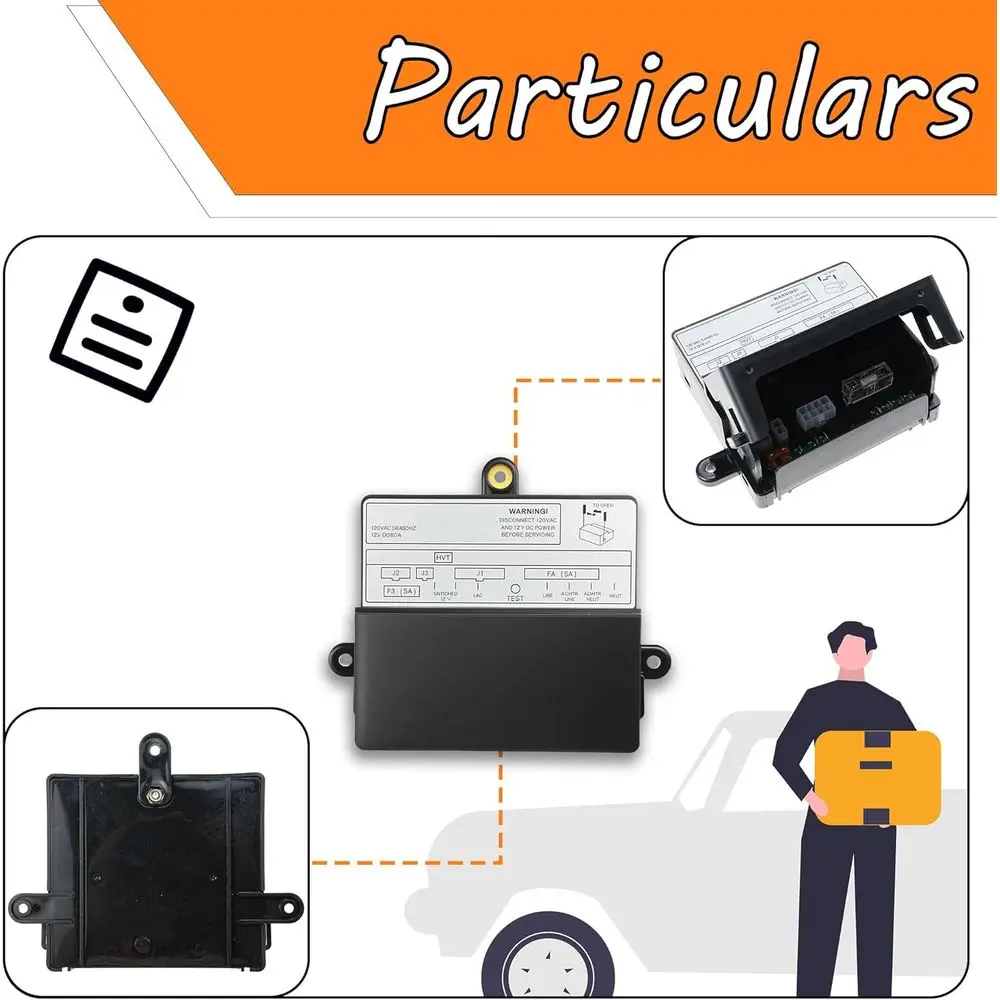 RV Refrigerator Power Supply Circuit Board Compatible for Dometic RV DMR702/RM1350/RM3762/RM3962 Model Refrigerator, Replace# 38