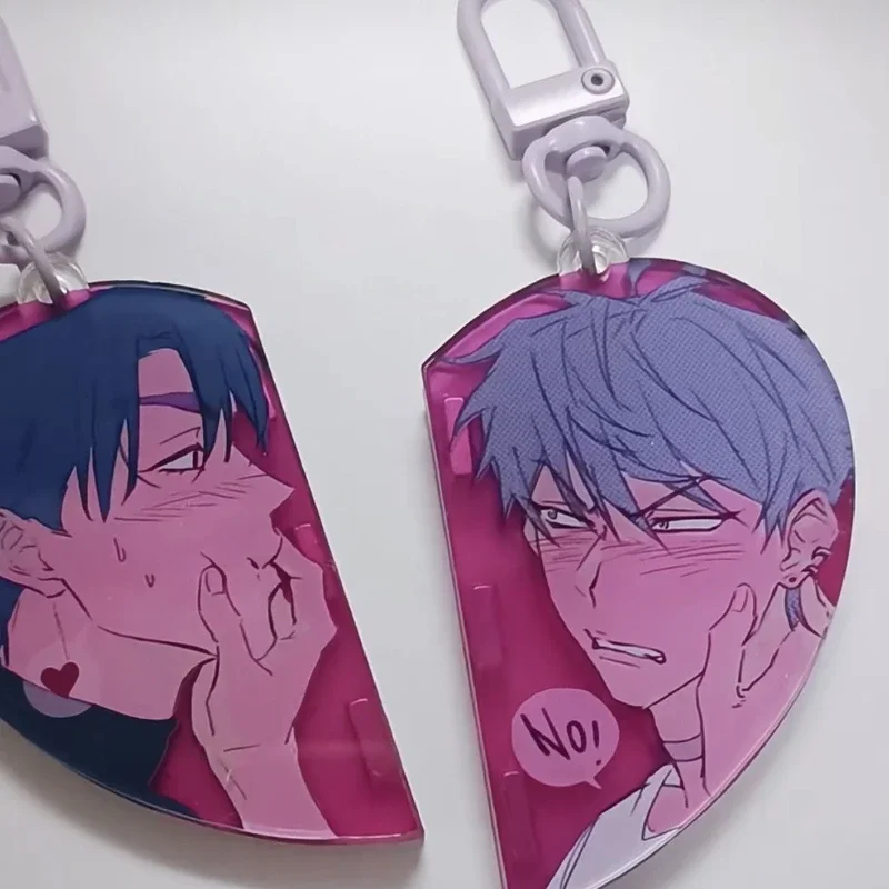 Anime Alien Stage Ivan Till Keychain Unisex Acrylic Couple Pendant Key Chain 2Pcs/set Magnet Keyring Bag Accessories