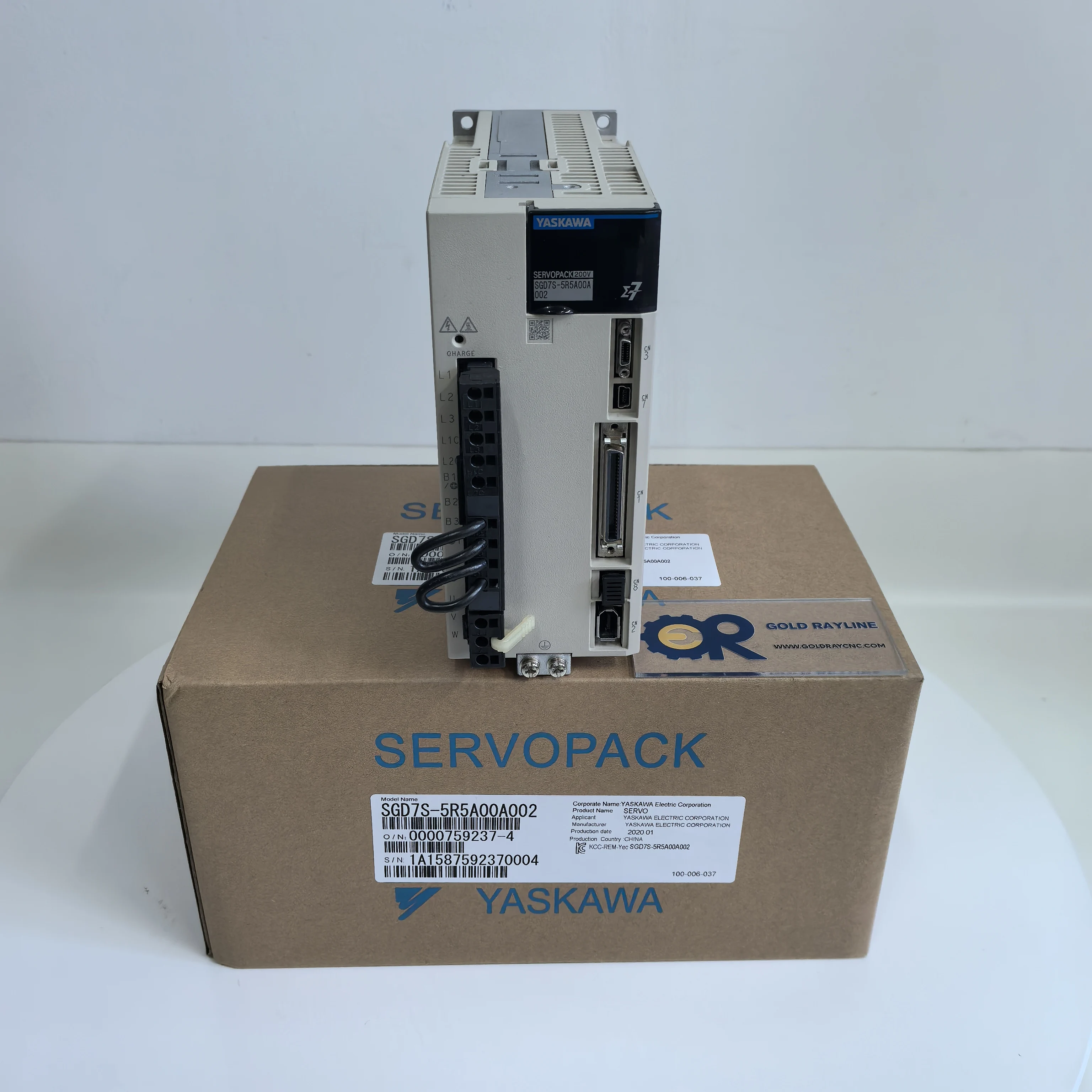 New Yaskawa SGD7S-5R5A00A002 Servo Drive In Stock