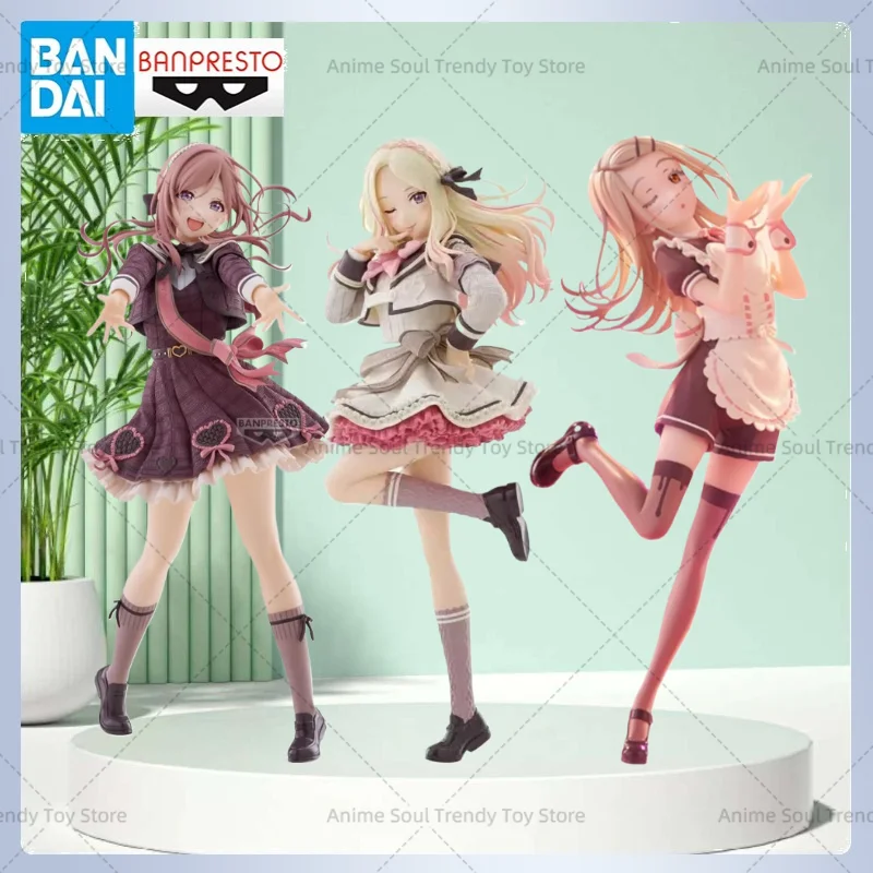 

Bandai Banpresto Espresto The Idol Master Cinderella Girls Himesaki Rinami Sena Juo Hiro Shinosawa Action Figure Toys Gift AS