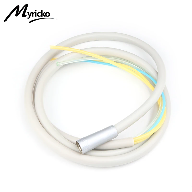 Dental 2/4 Holes Tubing: Silicone with Connector, Hose Cable for High Speed Handpiece, Dental Chair & Dentist Dentistry Tool