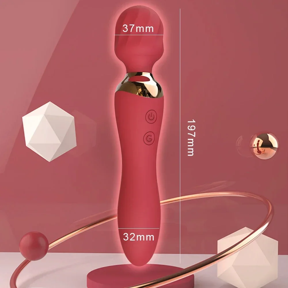 Powerful Vibrators Dildos Wand G Spot Clitoris Stimulator Vagina AV Vibrator Massager Masturbator Sex Toys for Women Adult 18+