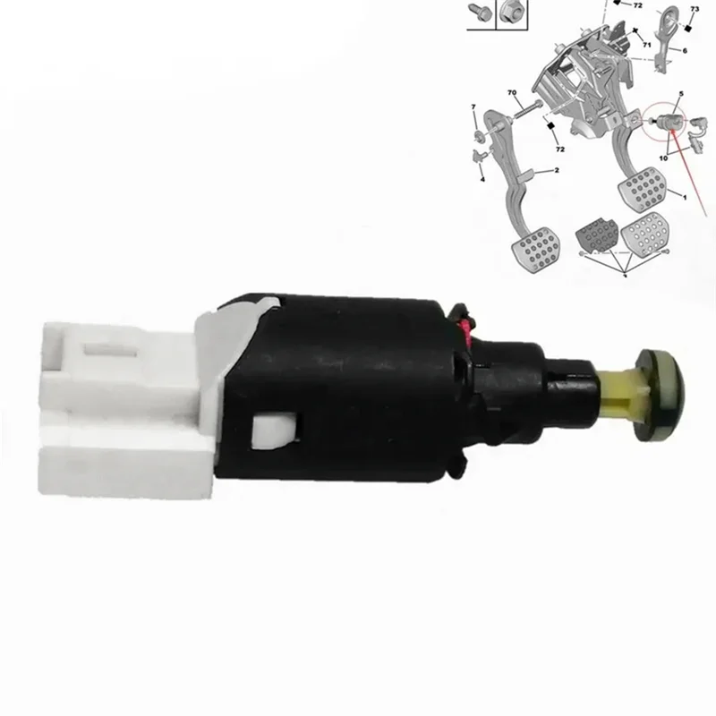 

AAAEL-Car Brake Light Switch Sensor 9643478880 For 307 206 1007 Partner Citroen C3 C5 Picasso 453440 4534.40 Parts Acces