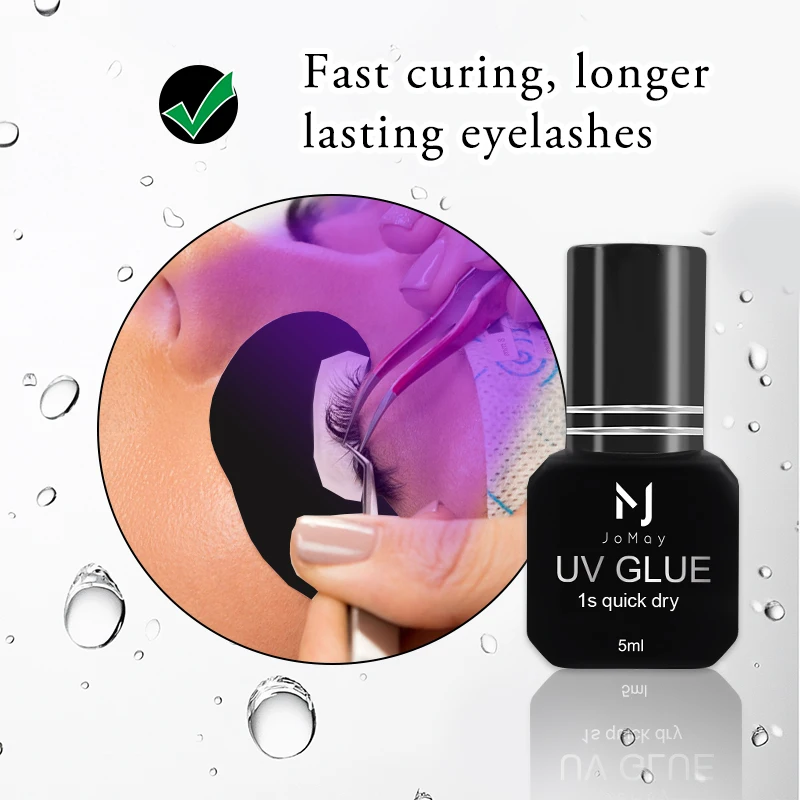 JOMAY High quality UV Glue For Lash Extension Support Customization Cosmetics tools 1S UV Led Glue