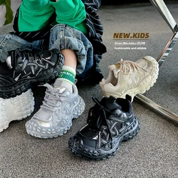 Nuove scarpe Casual per bambini stringate morbide e traspiranti per il tempo libero da Tennis per bambini Casual di alta qualità Sneakers per neonati e ragazzi