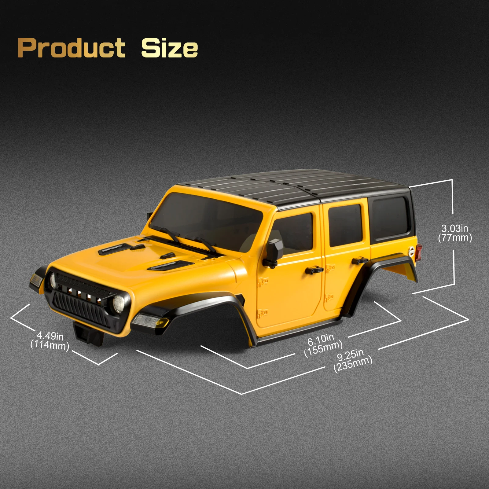 AUSTAR RC Car Shell 1:18 Carrozzeria Simulazione Corpo Rigido Pickup Carrozzeria Per 1/18 RC Crawler Auto Parti di Aggiornamento Originali