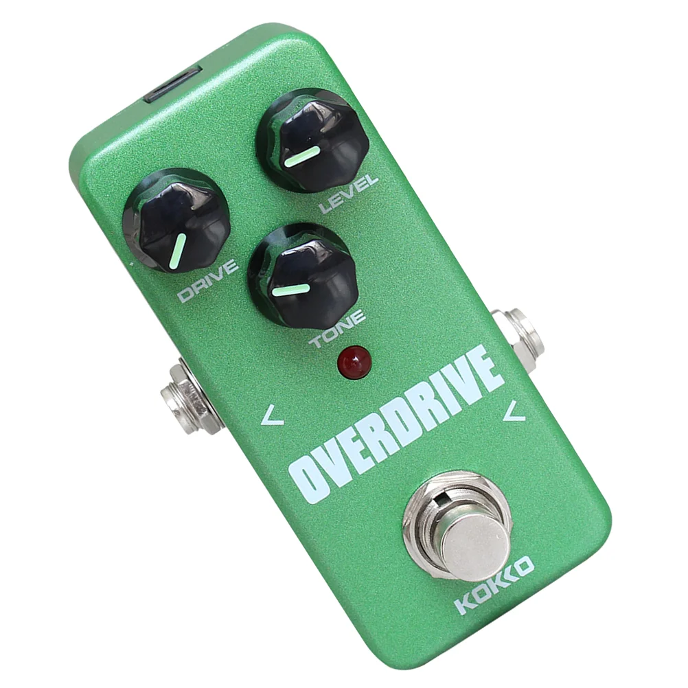 Guitar Effect Pedal Guitarra Booster High-Power Tube Overload Guitar Stompbox (Green)