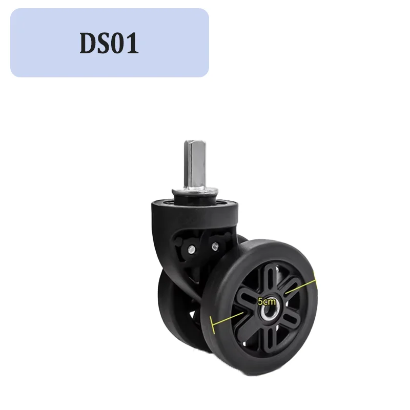 For DELSEY Durable Luggage Replacement Wheels 360° Swivel TPU Mute Shockproof Suitcase Repair Accessories