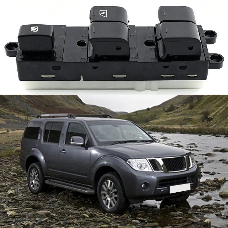 Door Window Control Switches Unit for Right Hand Drive Vehicle Service, with Integrated Control Button Layout for Regular Repair