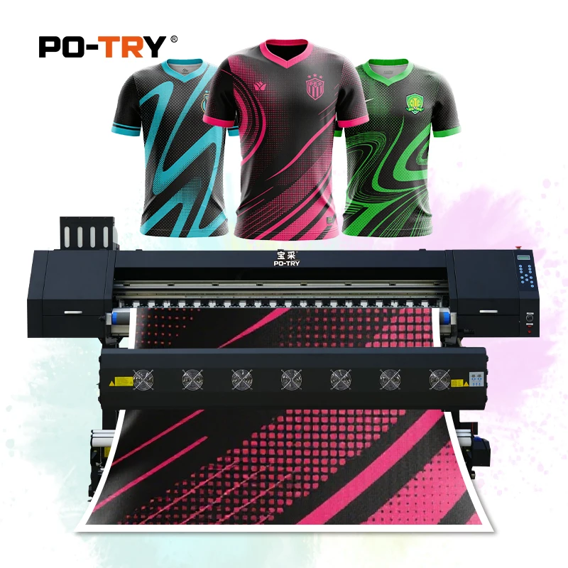 

【2026】PO-TRY Best Price Paper Water Film T-Shirt Large Format Printing Machine Plotter Digital Textile Sublimation Inkjet Printe