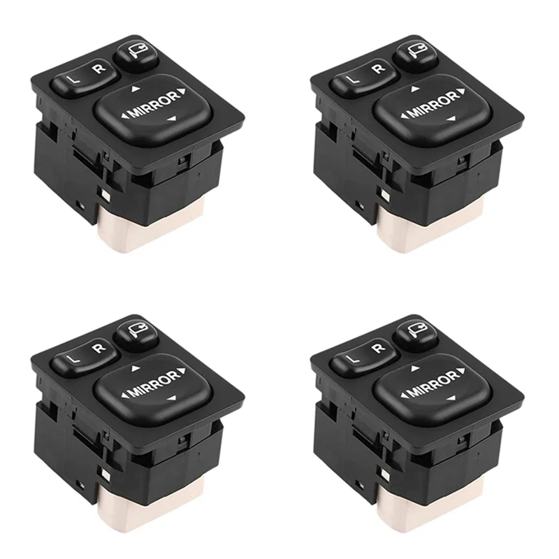 A65P-4Pcs Power Folding Spiegel Control Schalter Für Toyota Rav4 Camry Lexus 84872-52040