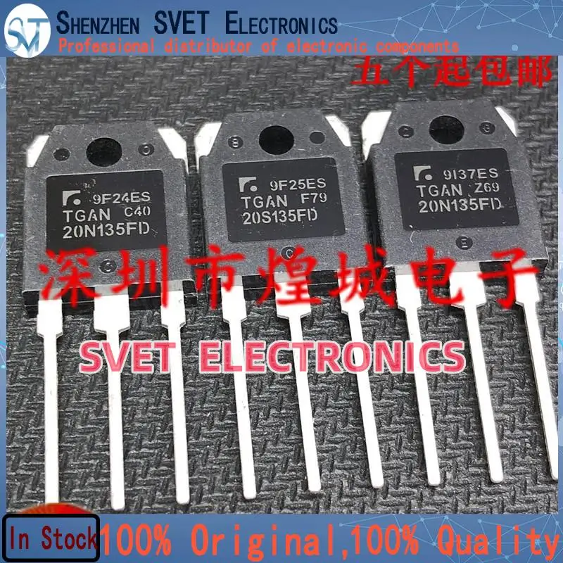 10PCS-50PCS  TGAN20N135FD  MOS TO-3P 1350V 20A  Original In Stock Fast shipping