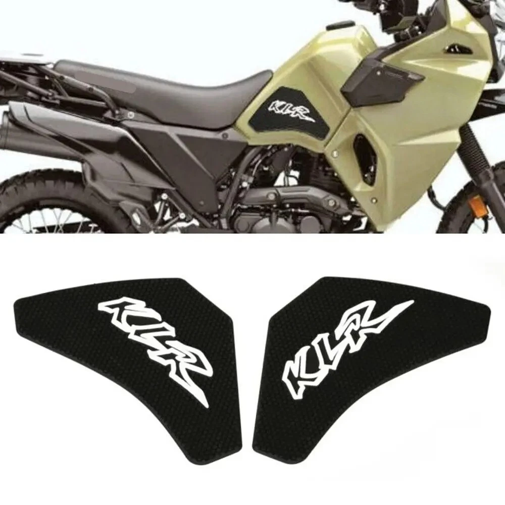 

Наклейка-протектор для топливного бака мотоцикла, черная, 2 шт., для Kawasaki KLR 650 KLR650 2022-2025, аксессуары
