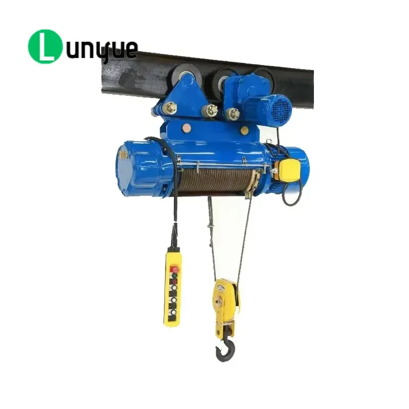 Electric Hoist Crane 2 Ton Capacity Heavy Duty Lifting Tool for Garage Warehouse Construction Workshop Portable Steel Wire