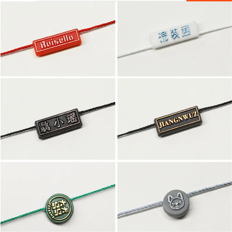 Custom Clothing Tag Rope Cords, Polyester Hanging Tablets for Garment Bag Tags Cards, DIY Clothing Lables Accessories, 22022601