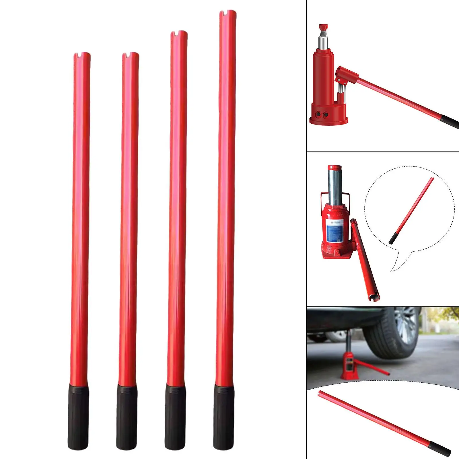 Sturdy Metal Hydraulic Jack Handle Vertical Rod Compact Car Jack Parts for Auto Maintenance