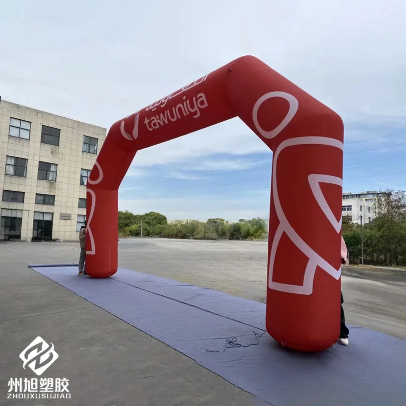 Inflatable arches with blowers, outdoor shopping mall square activity decoration props