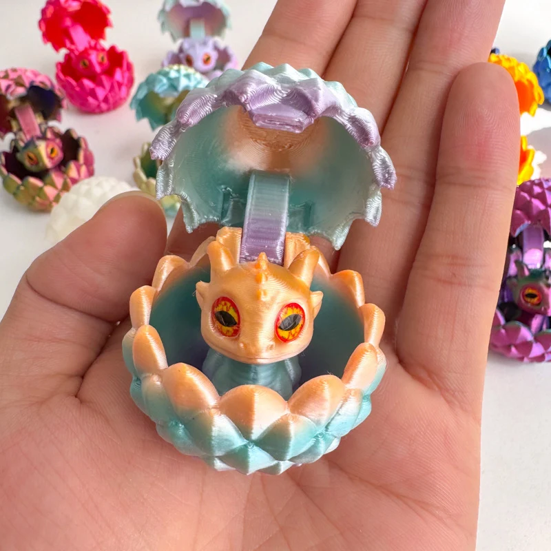 ثلاثية الأبعاد مطبوعة التنين دراغون بول التنين البيض عيد الفصح لعبة ثلاثية الأبعاد شخصيات مطبوعة مضحك سطح المكتب زخرفة ديكور غرفة مكتب المنزل لعبة لتخفيف الضغط #3