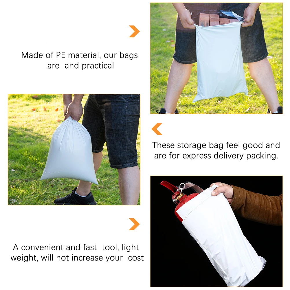 

100 Pcs Bag Mailing Envelope Thickened Plastic Mailer Shipping Folder Waterproof Dustproof Self Adhesive Lightweight