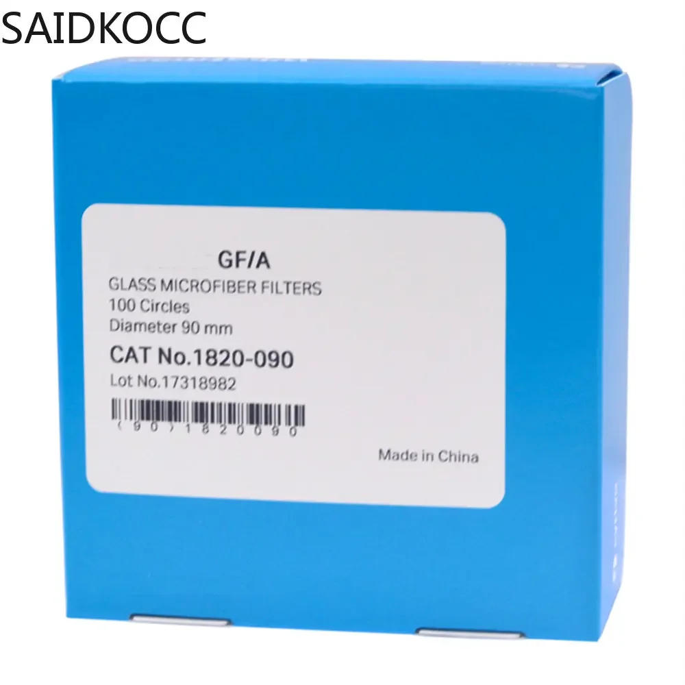 SAIDKOCC 1.6um แก้วไฟเบอร์กรองกระดาษแบตเตอรี่แยก 1820-025/047/070/090/110 GF/A กรองเมมเบรนสําหรับห้องปฏิบัติการ Research