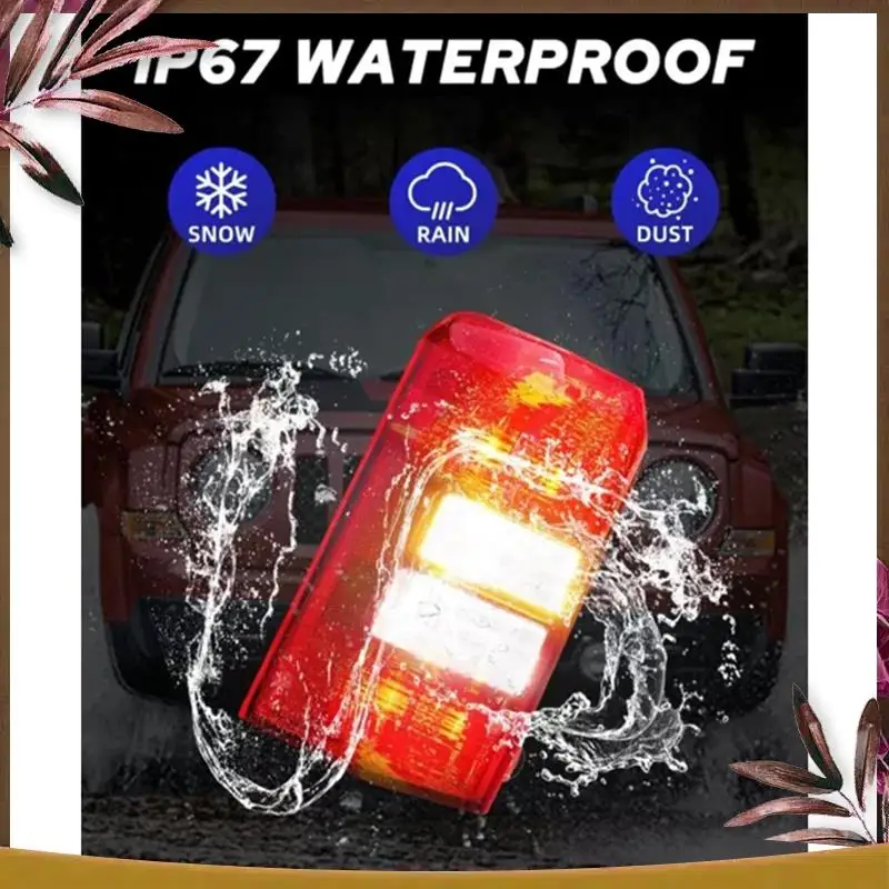 AB59-Right Rear Tail Light Assembly Rear Bumper Signal Tail Light For Jeep Patriot 2008-2017 5160365AF 5160365AG Parts Accessori