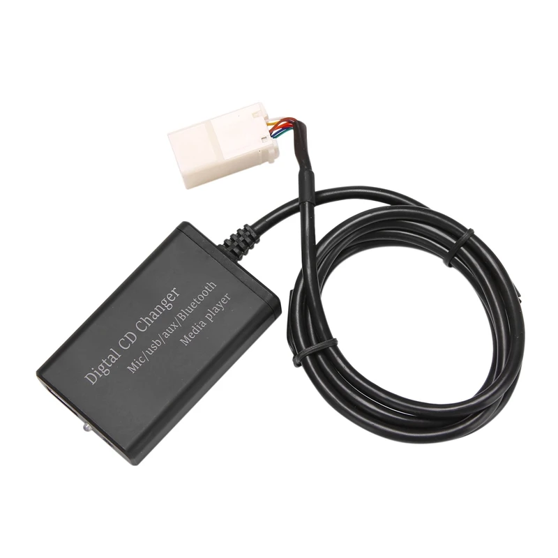 Motorcycle USB AUX Bluetooth Car Digital Music CD Changer Adapter For Honda Goldwing GL1800