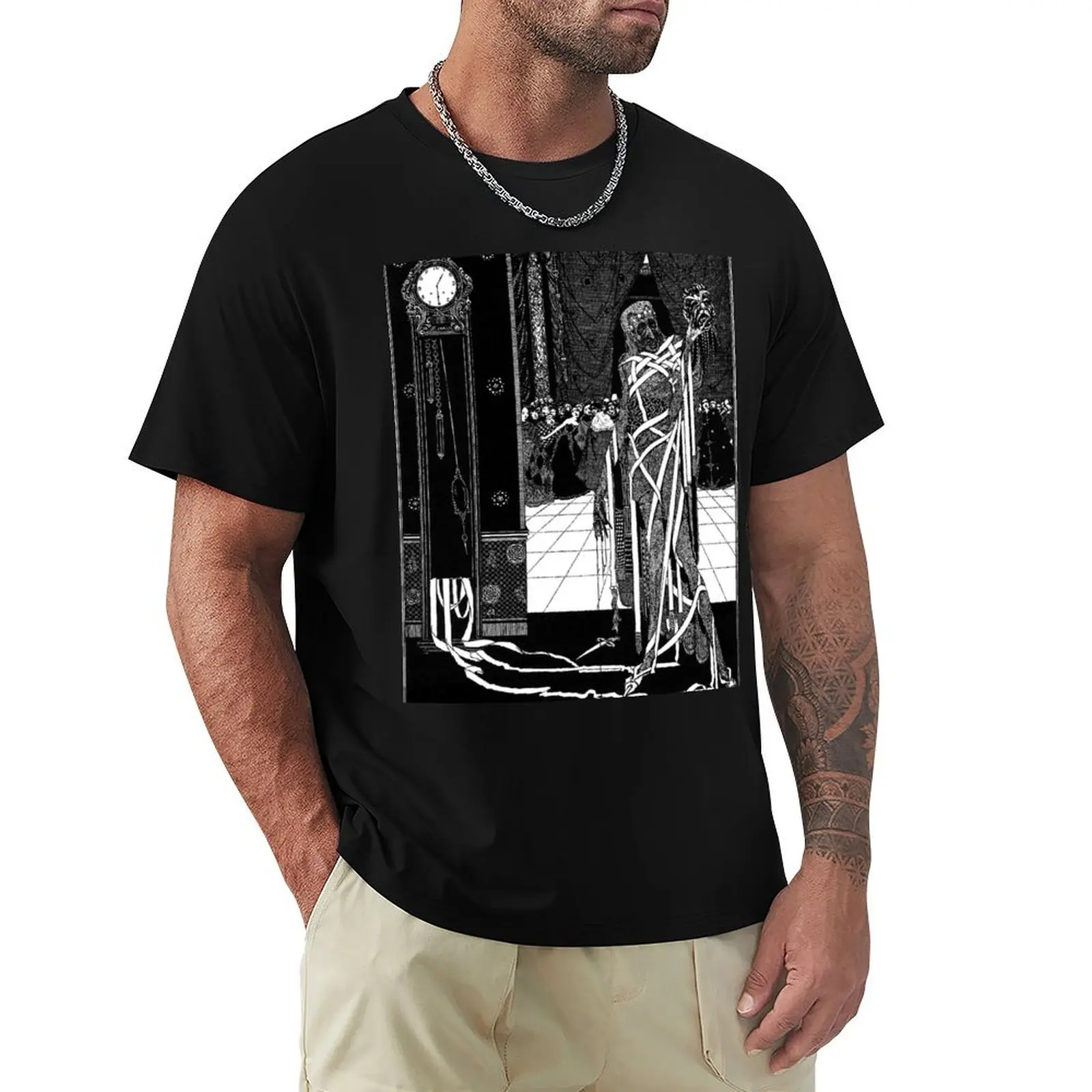 The Masque of the Red Death: Harry Clarke: Edgar Allan Poe T-Shirt Sun Protective Outdoor Tee Top