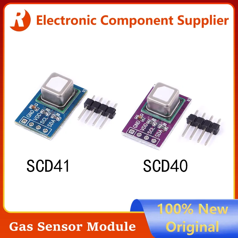 

SCD40 SCD41 Gas Sensor Module Detects CO₂ Carbon Dioxide Temperature And Humidity in One Sensor I₂C Communication High-quality