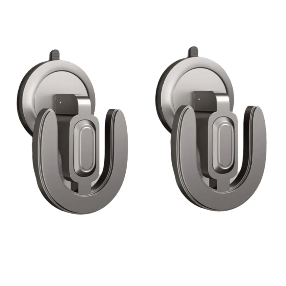 

2pcs Suction Cup U-shaped Slipper Rack Wall Mounted Space-Saving Drainage Storage Rack No Punching Neat Bathroom Sandal Holder